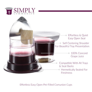 Simply Communion - a prefilled Communion cup with bread